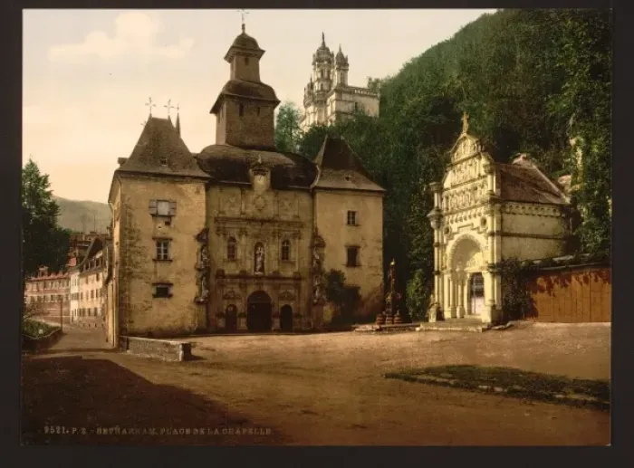 Framed Print : Chapel Place, Betharram, Pyrenees, France Framed Print : Chapel Place, Betharram, Pyrenees, France