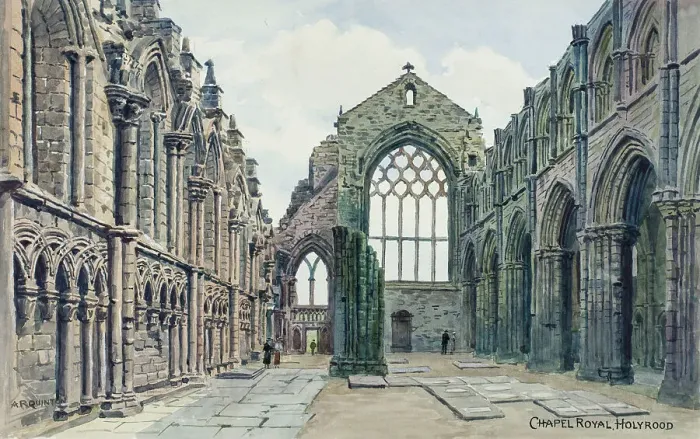 Framed Print : Chapel Royal, Holyrood, Edinburgh, Scotland Framed Print : Chapel Royal, Holyrood, Edinburgh, Scotland