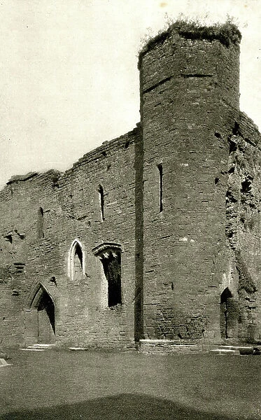 Chapel and staircase, Goodrich Castle, Herefordshire