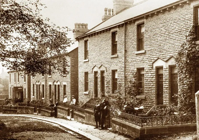 Framed Print : Chapeltown Belmont Avenue early 1900s Framed Print : Chapeltown Belmont Avenue early 1900s