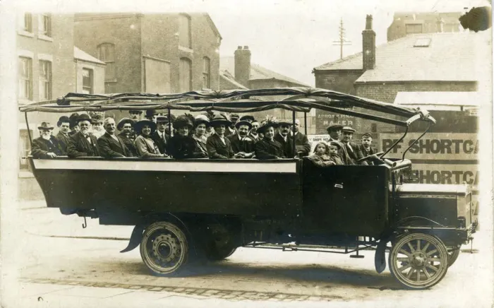 Framed Print : Charabanc, Blackpool, Lancashire, England Framed Print : Charabanc, Blackpool, Lancashire, England