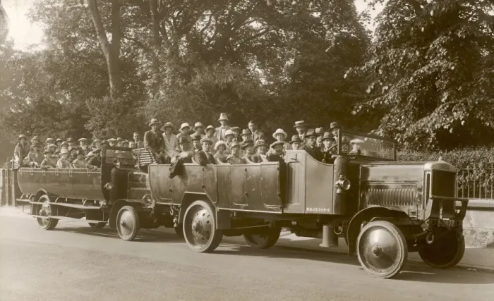Framed Print : Charabanc Excursion Framed Print : Charabanc Excursion