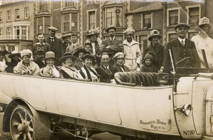 Framed Print : Charabanc Tour - Brookes Bros, Rhyl, Denbighshire, Wales Framed Print : Charabanc Tour - Brookes Bros, Rhyl, Denbighshire, Wales