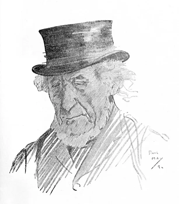 Framed Print : Character portrait study of an old man by Phil May Framed Print : Character portrait study of an old man by Phil May
