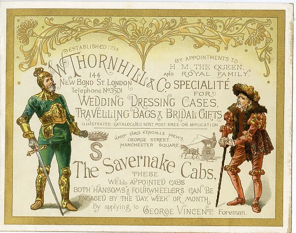 Characters and adverts in Princess Ida programme