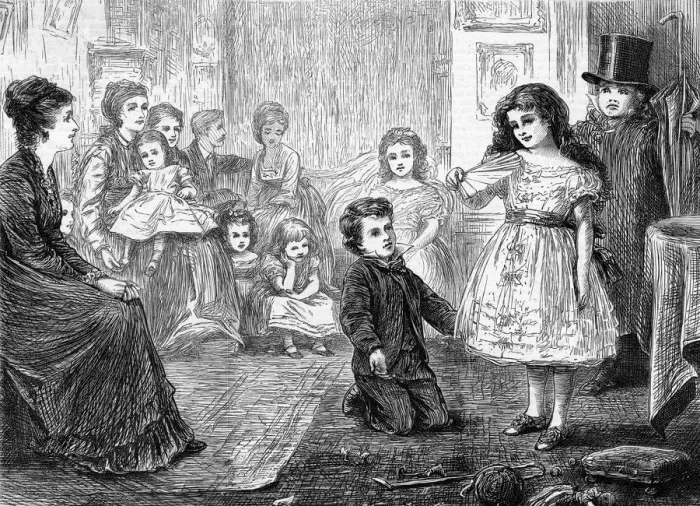Framed Print : CHARADES, 1871 Framed Print : CHARADES, 1871