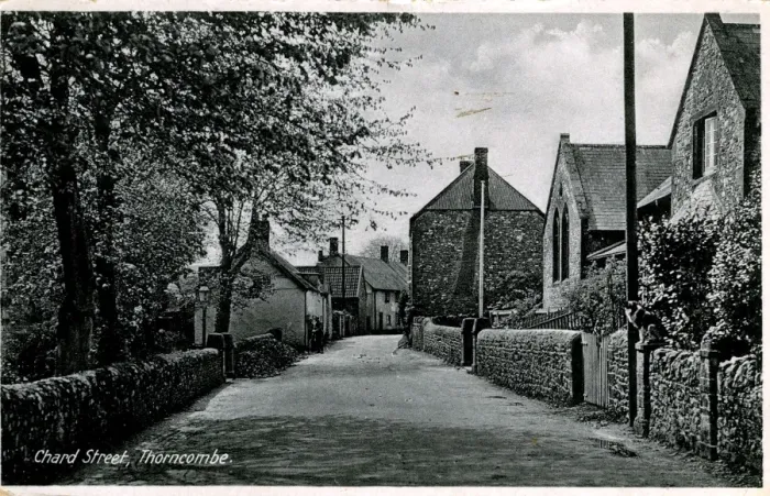 Framed Print : Chard Street, Thorncombe, Somerset Framed Print : Chard Street, Thorncombe, Somerset