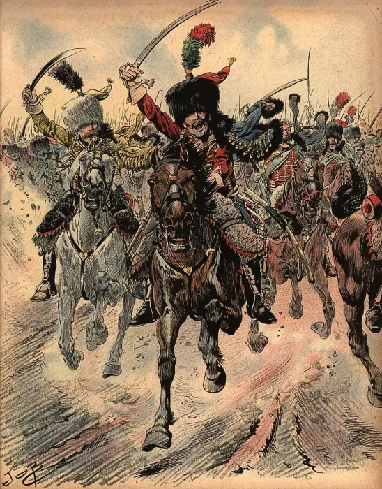 Framed Print : The Charge Framed Print : The Charge