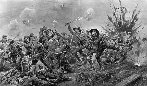 A charge of the Canadians at Ypres