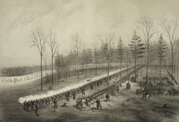 Framed Print : Charge of the first brigade, commanded by Col. M. B. Walker Framed Print : Charge of the first brigade, commanded by Col. M. B. Walker