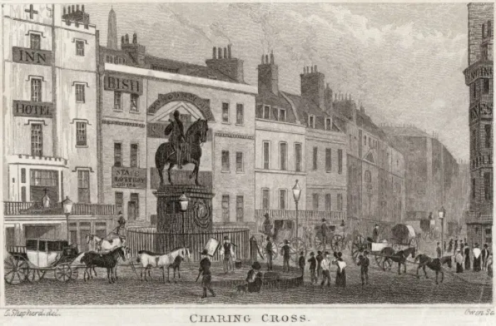 Framed Print : Charing Cross / Owen Framed Print : Charing Cross / Owen