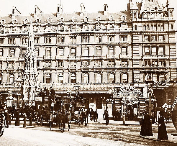Charing Cross Railway Station and Hotel, London