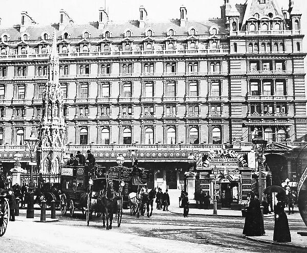 Charing Cross Railway Station and Hotel Victorian period
