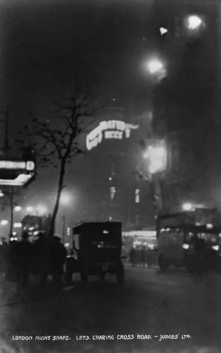 Framed Print : Charing Cross Road at Night Framed Print : Charing Cross Road at Night