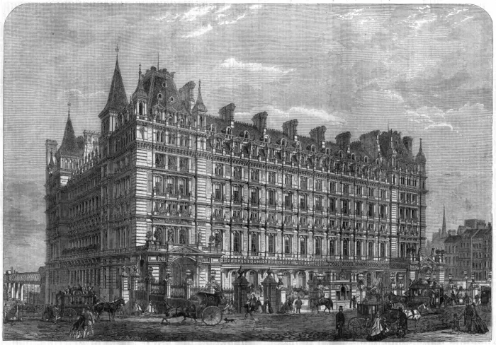 Framed Print : Charing Cross station and hotel, Central London Framed Print : Charing Cross station and hotel, Central London