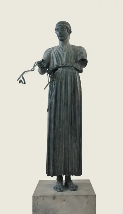 Framed Print : The Charioteer. ca. 475 BC. Classical Greek Framed Print : The Charioteer. ca. 475 BC. Classical Greek