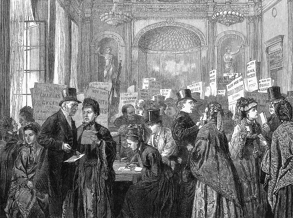 A Charity Election at the London Tavern, 1873