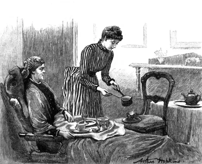 Framed Print : Charity / Visiting Framed Print : Charity / Visiting