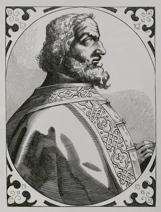 Framed Print : Charlemagne (742-814). Portrait. Facsimile of Framed Print : Charlemagne (742-814). Portrait. Facsimile of
