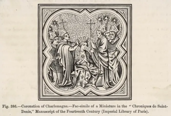 Framed Print : Charlemagne Crowned 2 Framed Print : Charlemagne Crowned 2