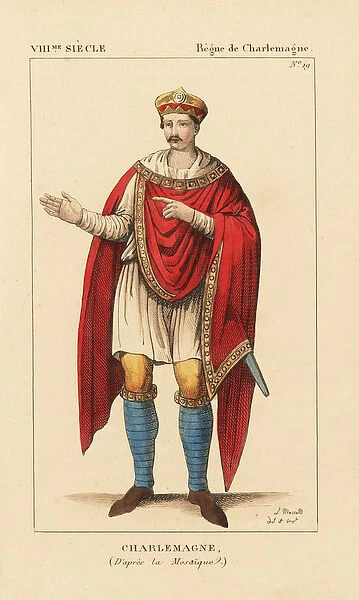 Charlemagne, King of France, Caroligian Emperor, 742-814
