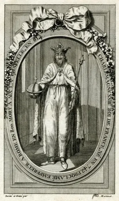 Framed Print : Charlemagne (Martinet) Framed Print : Charlemagne (Martinet)