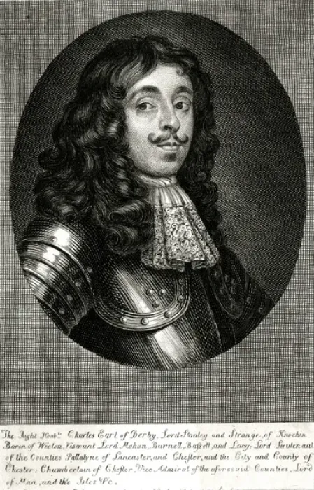 Framed Print : Charles 8th Earl Derby Framed Print : Charles 8th Earl Derby