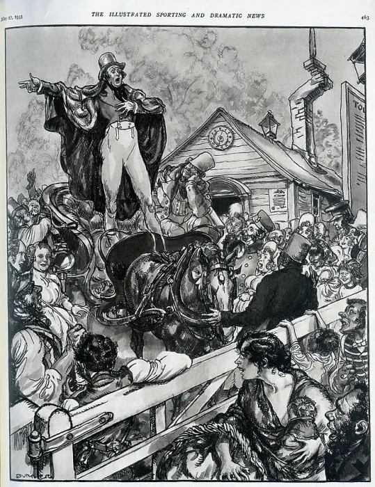 Framed Print : Charles Bannister Singing His Way Through A Toll Gate Framed Print : Charles Bannister Singing His Way Through A Toll Gate