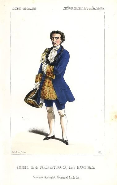 Charles Bataille as the Baron de Torrida in