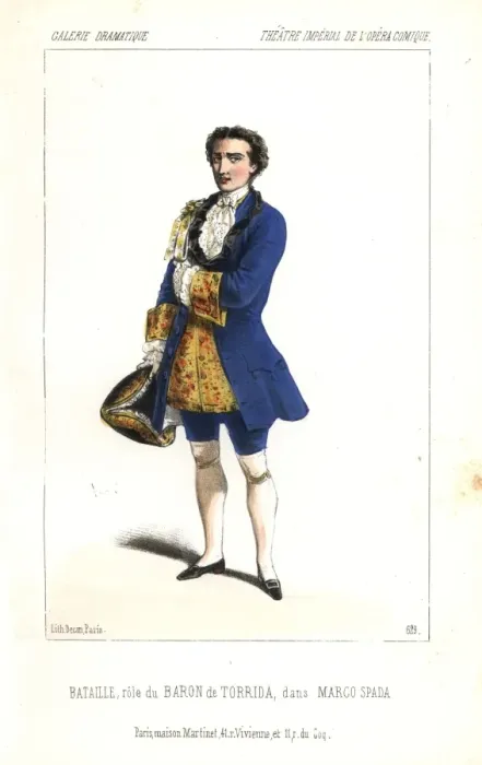 Framed Print : Charles Bataille as the Baron de Torrida in Framed Print : Charles Bataille as the Baron de Torrida in