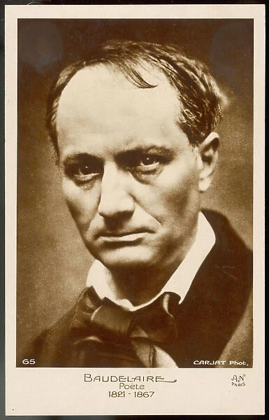Poster Many Sizes; Charles Baudelaire 1863 