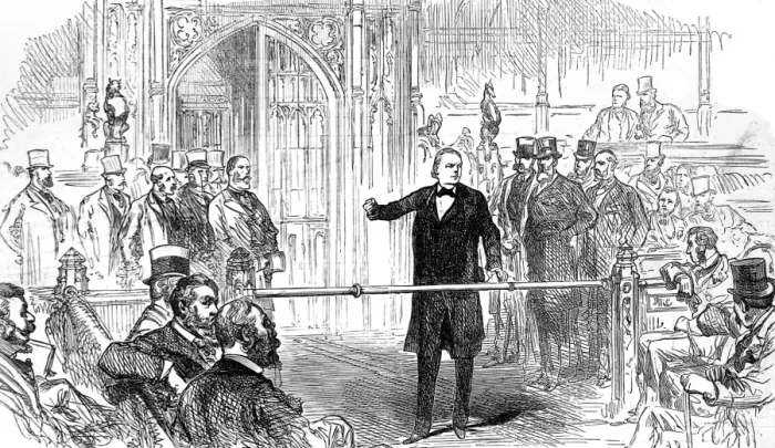 Framed Print : Charles Bradlaugh MP at the Bar of the House of Commons, 188 Framed Print : Charles Bradlaugh MP at the Bar of the House of Commons, 188