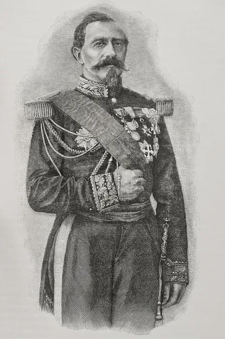 Framed Print : Charles Denis Bourbaki (1816-1897). French general Framed Print : Charles Denis Bourbaki (1816-1897). French general
