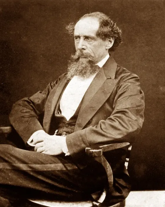 Framed Print : Charles Dickens in 1865 Framed Print : Charles Dickens in 1865