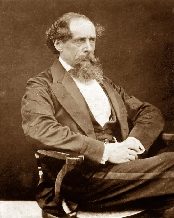 Framed Print : Charles Dickens in 1865 Framed Print : Charles Dickens in 1865