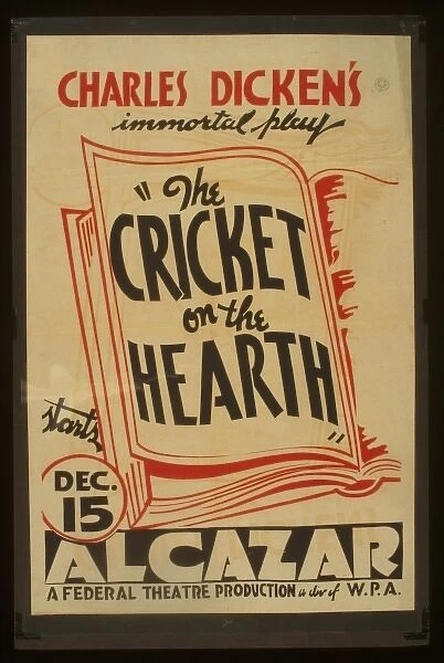 Charles Dickens immortal play The cricket on the hearth Cha