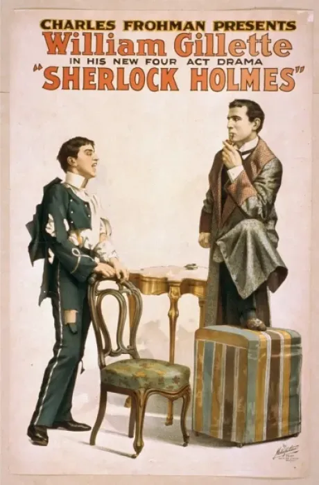 Framed Print : Charles Frohman presents William Gillette in his new four ac Framed Print : Charles Frohman presents William Gillette in his new four ac