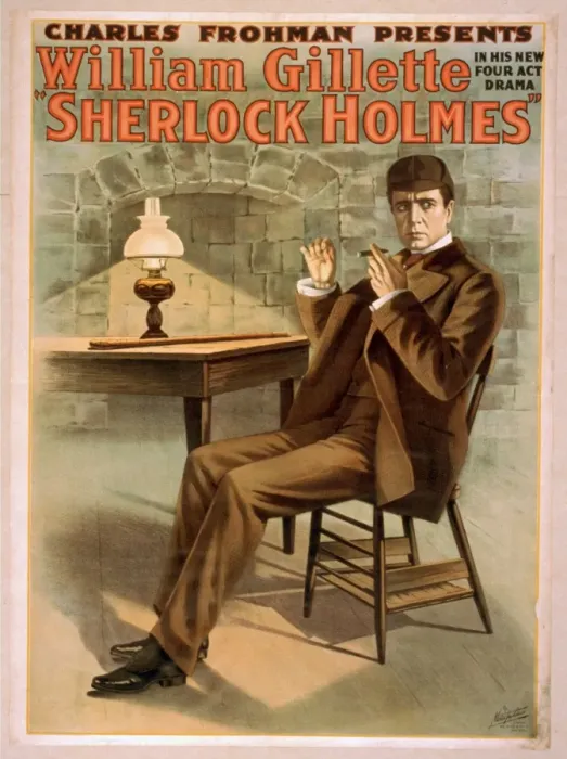 Framed Print : Charles Frohman presents William Gillette in his new four ac Framed Print : Charles Frohman presents William Gillette in his new four ac