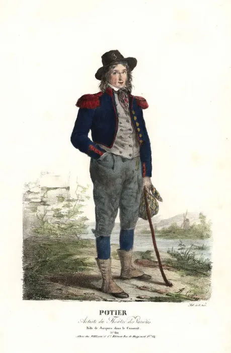 Framed Print : Charles Gabriel Potier as Jacques in The Conscript, 1824 Framed Print : Charles Gabriel Potier as Jacques in The Conscript, 1824