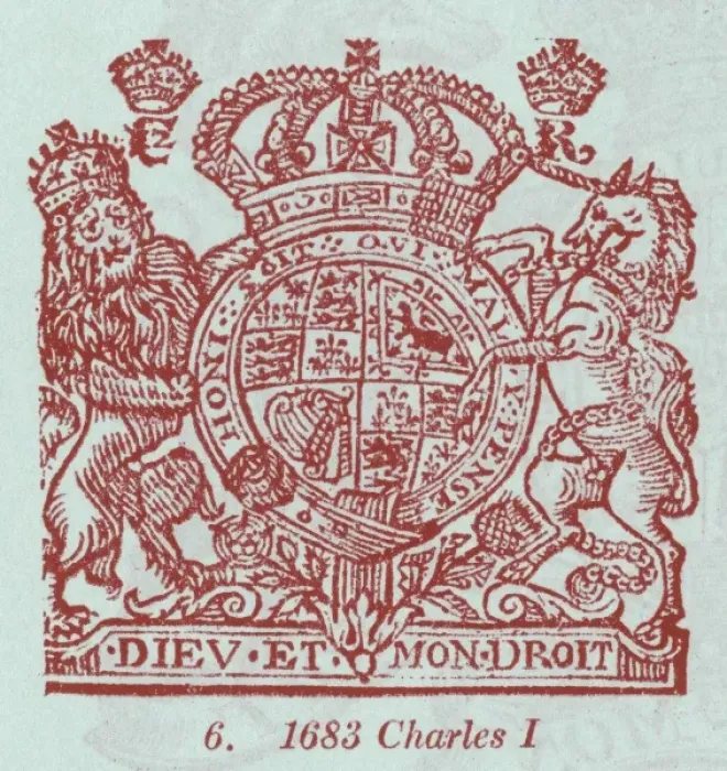 Framed Print : Charles I Coat of Arms Framed Print : Charles I Coat of Arms