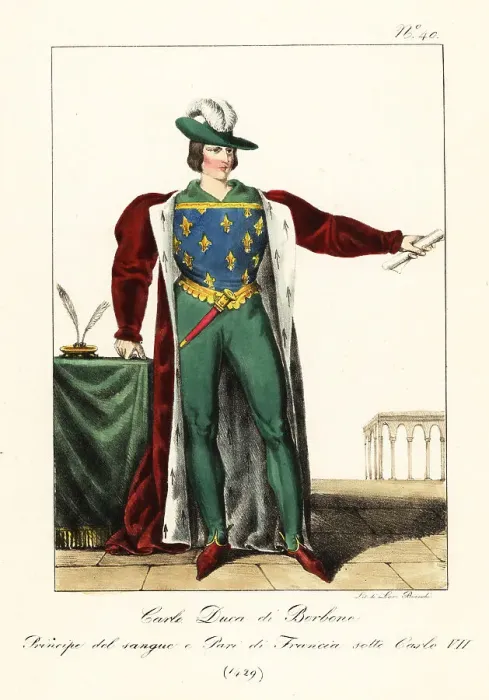 Framed Print : Charles I, Duke of Bourbon, 1429 Framed Print : Charles I, Duke of Bourbon, 1429