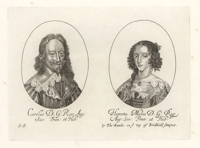 Framed Print : Charles I and Henrietta Maria, king and queen of England Framed Print : Charles I and Henrietta Maria, king and queen of England
