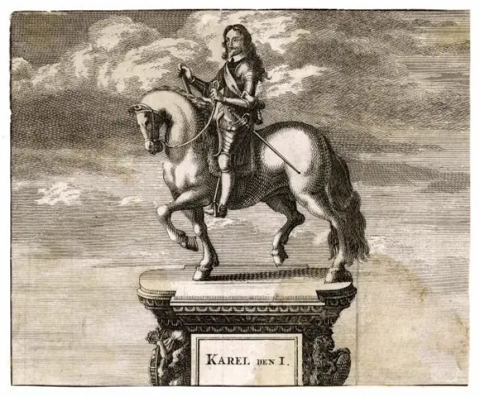Framed Print : Charles I Horse Statue Framed Print : Charles I Horse Statue