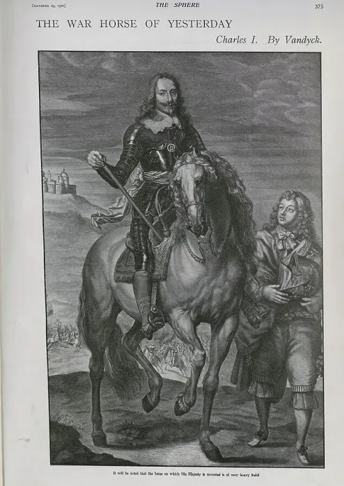 Framed Print : Charles I and Horse - Van Dyck Framed Print : Charles I and Horse - Van Dyck