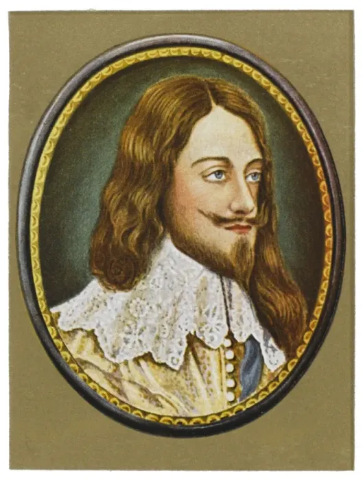Framed Print : Charles I Miniaturen Framed Print : Charles I Miniaturen