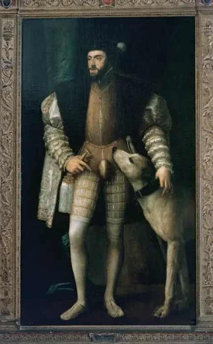 Framed Print : Charles I of Spain and V of Germany (1500-1558). Portrait o Framed Print : Charles I of Spain and V of Germany (1500-1558). Portrait o