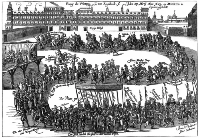 Framed Print : Charles I Visits Spain Framed Print : Charles I Visits Spain