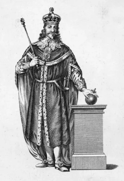 Framed Print : Charles I Wale White