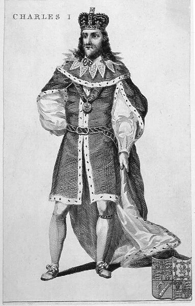 Charles I Wearing Crown