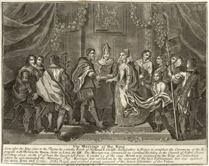 Framed Print : Charles I Weds H. Maria Framed Print : Charles I Weds H. Maria
